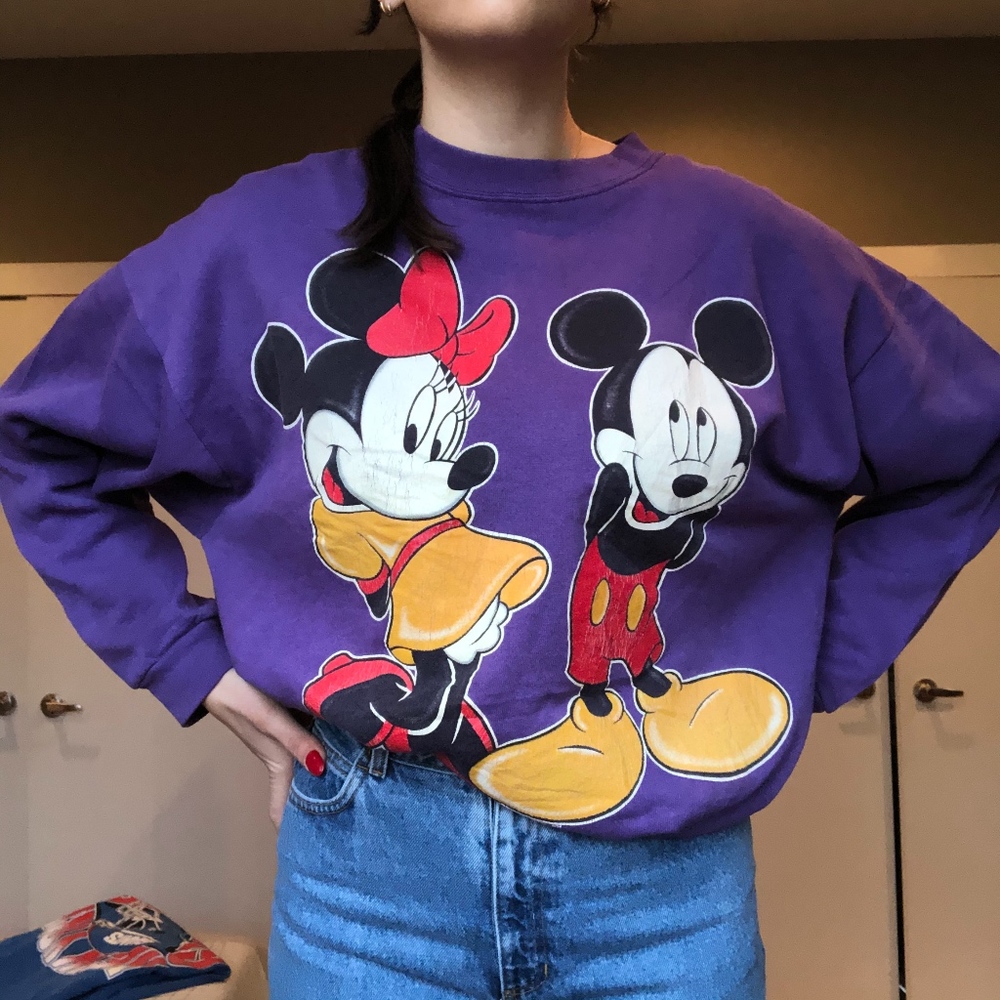 Vintage Minnie and Mickey Crewneck